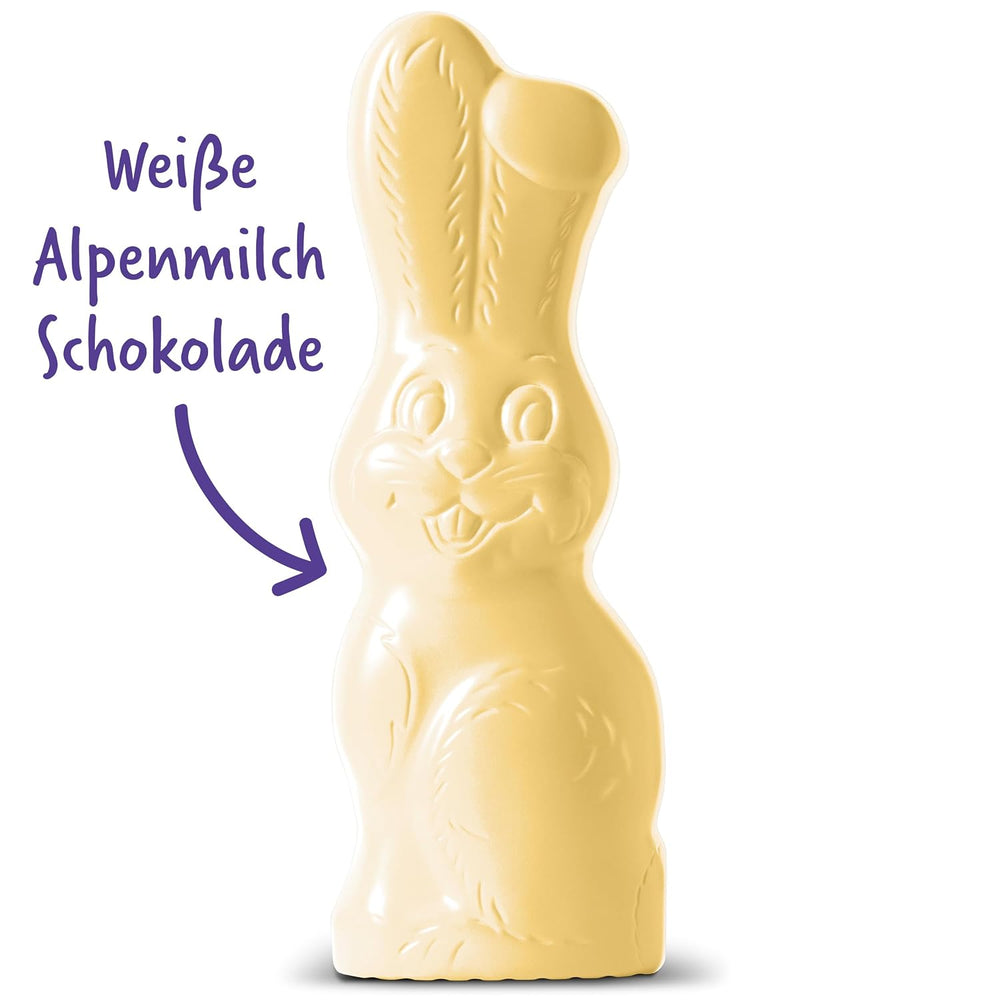 Milka Smiling Bunny White – Ciocolată de Paște din ciocolată albă în formă de iepuraș – 14 x 90g
