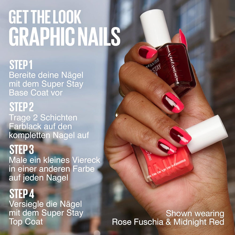 Oja Maybelline New York Super Stay Ink Bonder 943 Outer Heaven – ojă de lungă durată pentru unghii puternice și culoare intensă, 12,3 ml