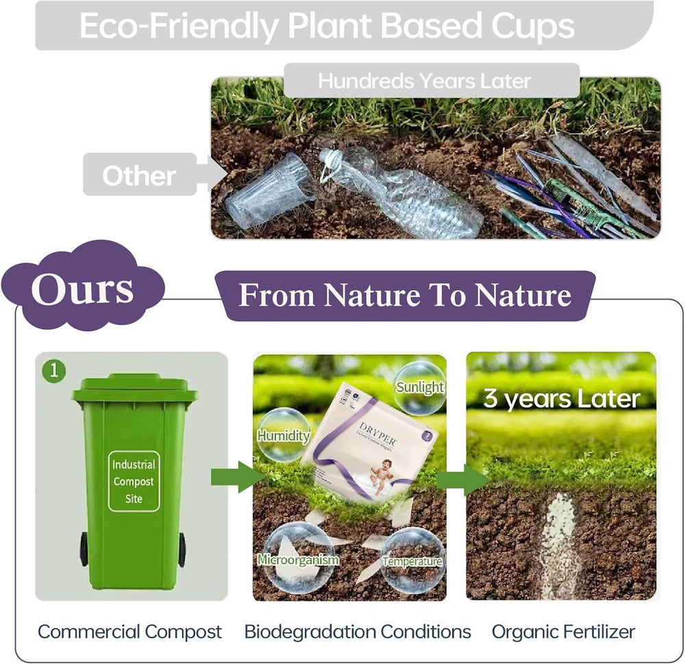 Scutece pentru nou-născuți, ecologice, mărimea 1 (3-5 kg), ultra subțiri, moi și hipoalergenice pentru piele sensibilă, protecție 3D împotriva scurgerilor, uzură premium de zi și de noapte, indicator de umezeală, 180 bucăți