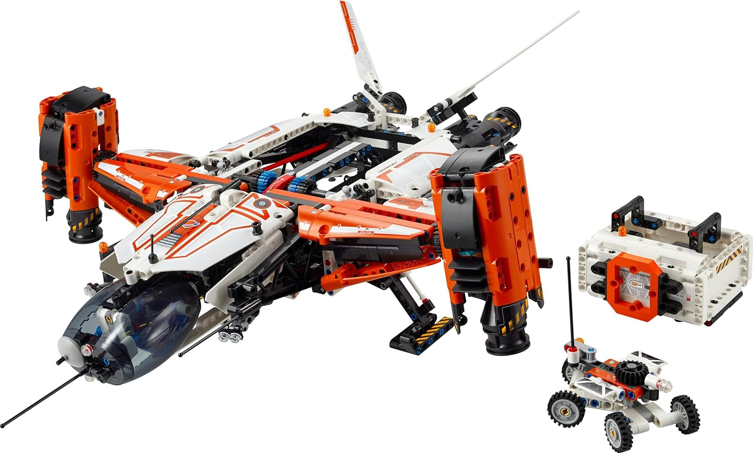 LEGO Technic Vtol transportor spațial LT81, set de construcție spațială, jucărie spațială, navă spațială, set de joacă cu mini-rover, cadou pentru băieți și fete cu vârsta peste 10 ani 42181 Seturi de constructie Besuche den LEGO-Store