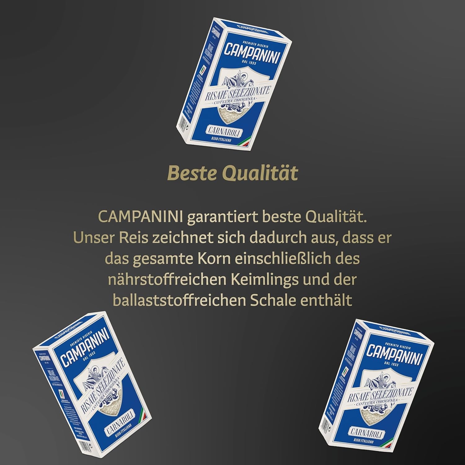 RISO CARNAROLI | Orez Risotto | 500 g | din Italia | Risottouri și Supe | RISERA CAMPANINI