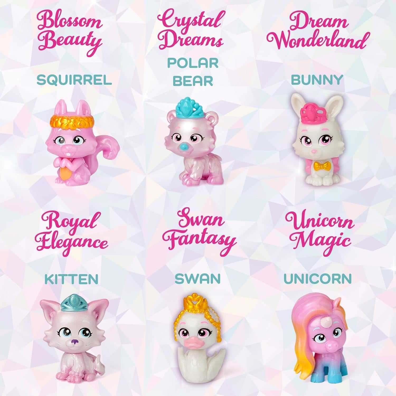 Serie Princess, Crystal Dream – Sammelpuppe aus der Princess-Serie. Enthält Puppe, Set aus Kleidung und Schuhen mit Prinzessinnen-Thema, Zubehör und Haustier. 1 Puppe, 3 Verschiedene