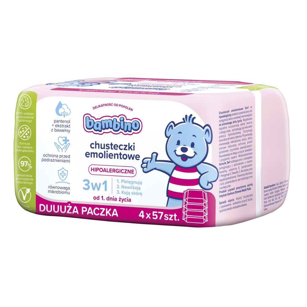 Șervețele 3 în 1 4x57 buc