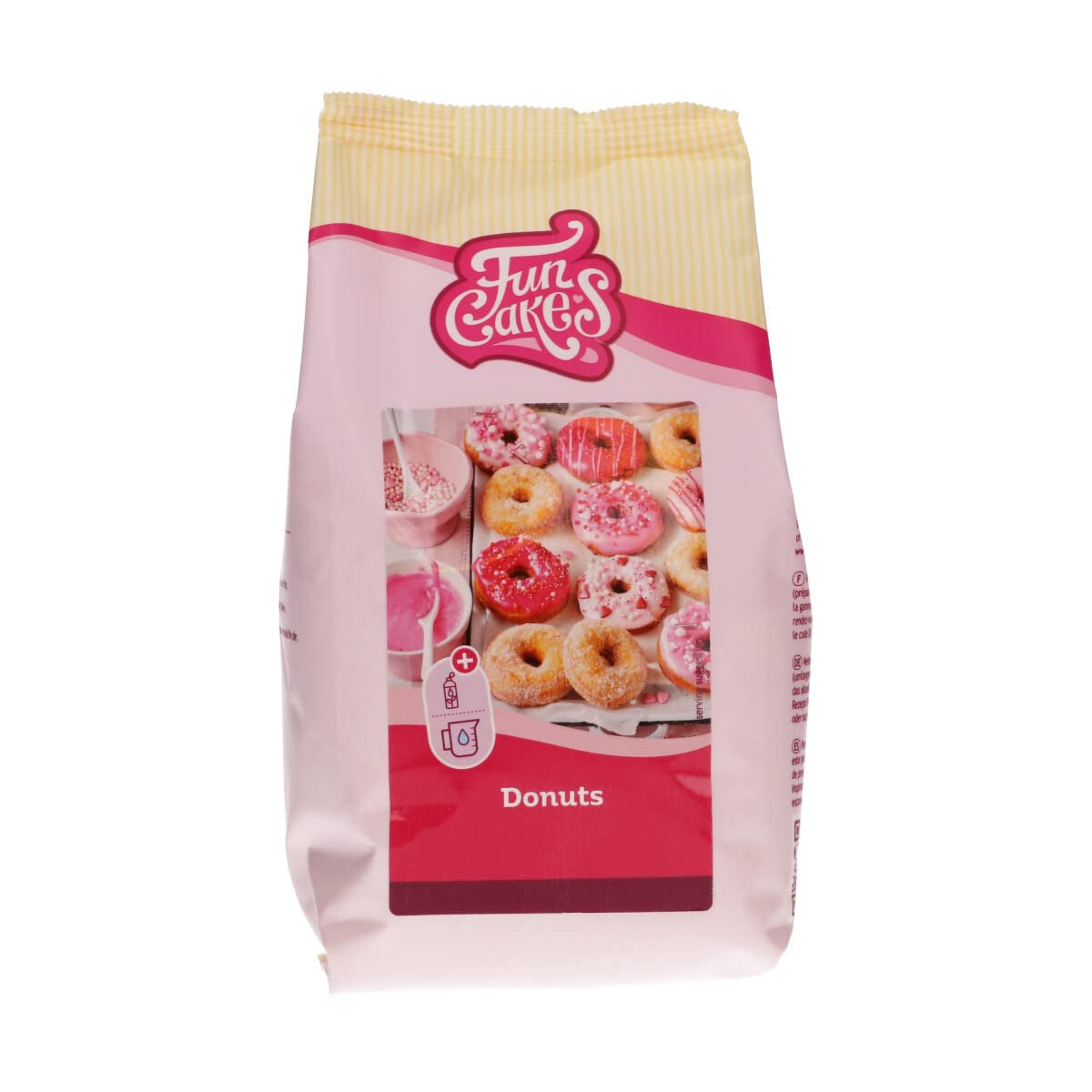 Funcakes Mix Für Donuts, Backen Sie Ganz Einfach Ihre Eigenen Donuts Zu Hause in Der Friteuse Oder Im Ofen, Halal. 500 G. Naty Shop Default Title