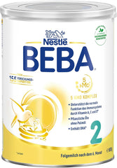 Nestle BEBA 2 Lapte praf de continuare după luna a 6-a, cu complex 5 HMO, numai lactoză, fără ulei de palmier, pachet de 3 (3 X 800G) Mama si Copilul Naty Shop