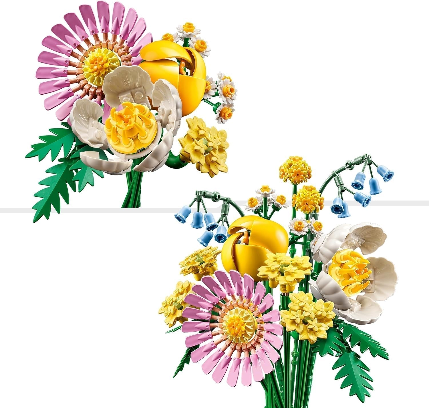Buchet mic de vară LEGO Botanicals - Set de construcție cu flori artificiale - Incl. albăstrele, ranunculițe, lalele - Idee de cadou pentru femei, mame și bărbați - 10347 Seturi de constructie Besuche den LEGO-Store