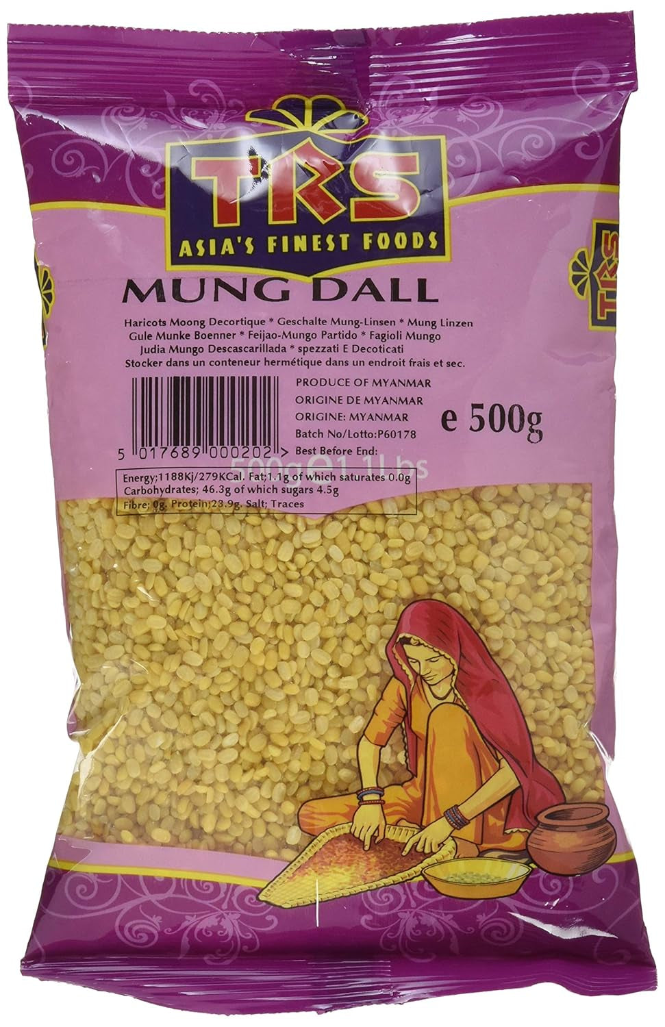 TRS - Mung Dal - Pachet multiplu, 500 de grame