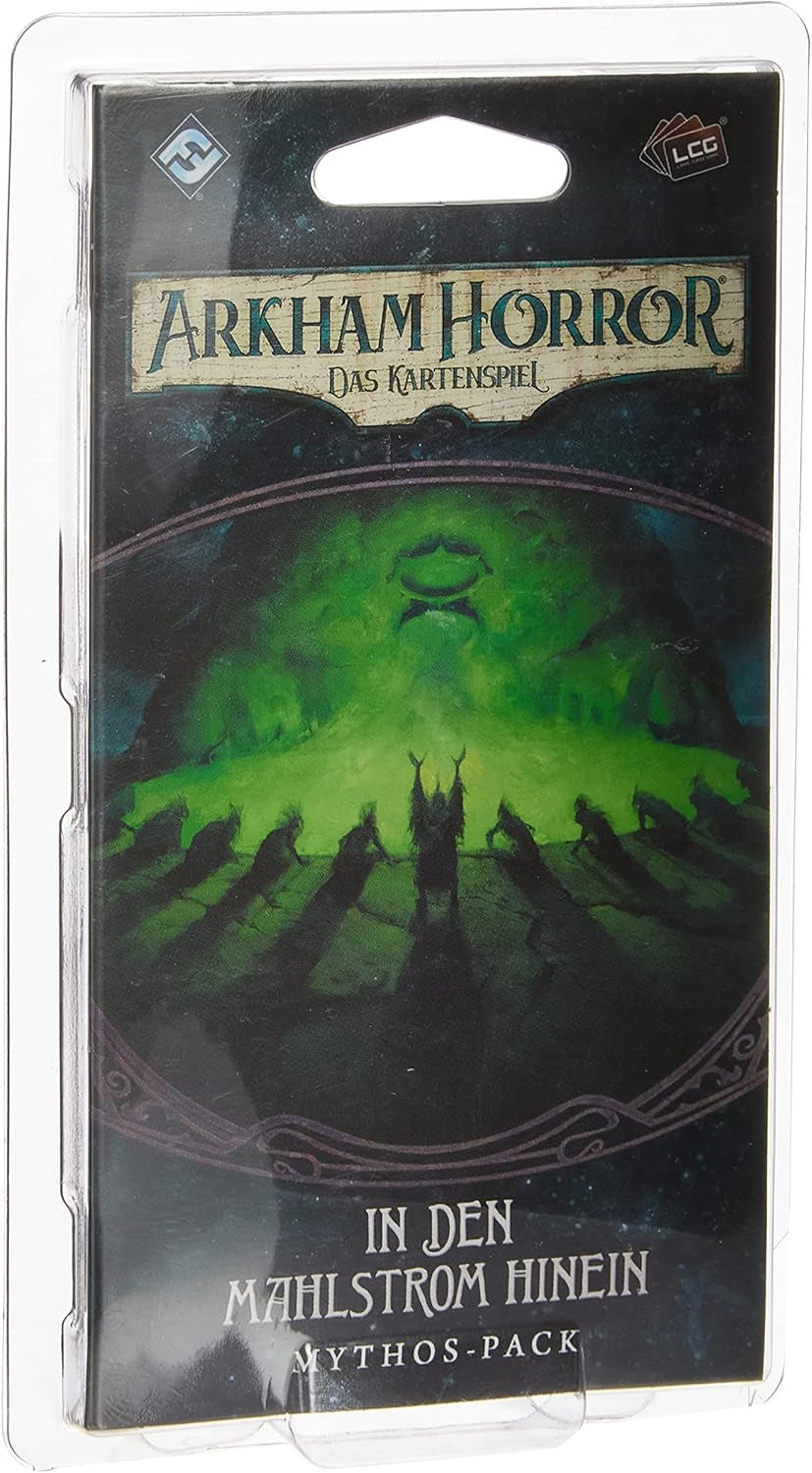Fantasy Flight Games, Arkham Horror: LCG, Joc de bază, Joc pentru experți, Joc de cărți, 1-4 jucători, Vârste 14+, 45+ minute, Germană, Multicolor, Colorat