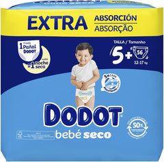 Baby Dry Extra - Pachet Jumbo, mărime 5-56 bucăți