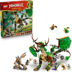 LEGO NINJAGO Der Drache des Lebens - Ninja Spielzeug mit Drachenfigur, Mini Monster Mech, 8 Minifiguren und Schwertern - Kreatives Geschenk für Jungen und Mädchen ab 8 Jahren und Fans - 71859