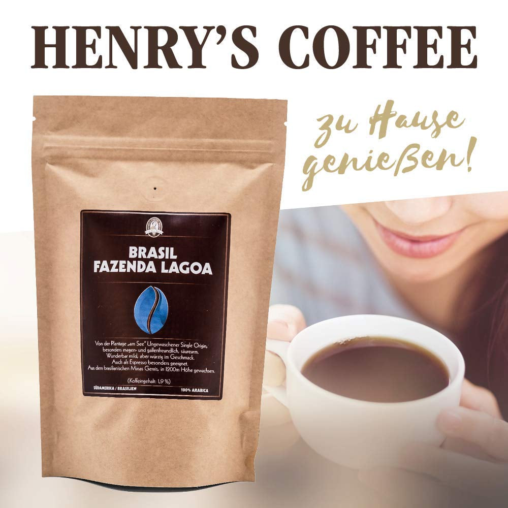 Cafea verde Henry Brasil Fazenda Lagoa 1000g