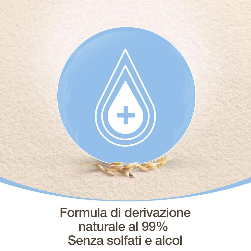 Lavete de îngrijire zilnică cu extract de ovăz și aloe, 72 de bucati Servetele Umede Bebelusi Naty Shop