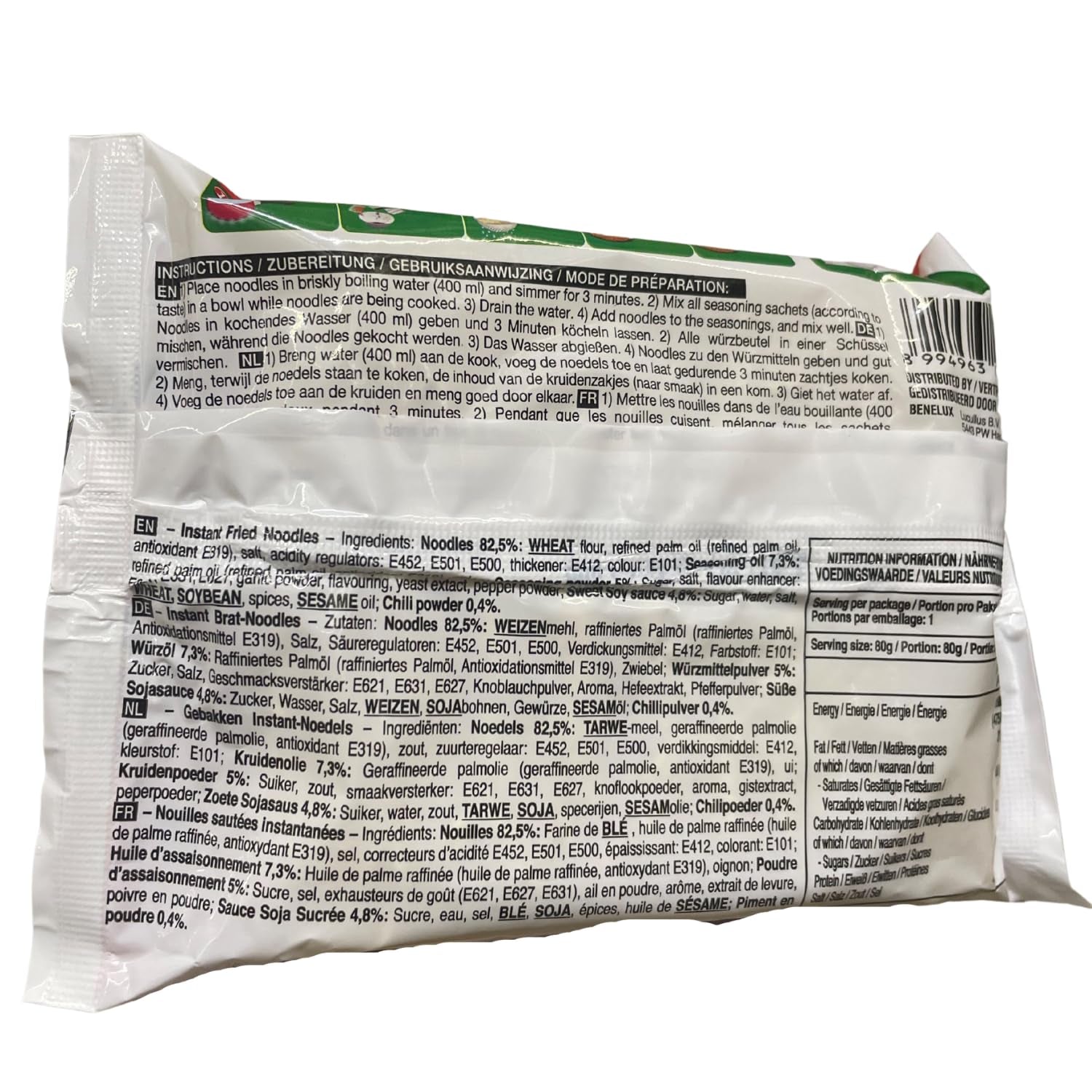 INDOMIE - Tăiței instant Mi Goreng - Pachet multiplu (40 x 80 g)