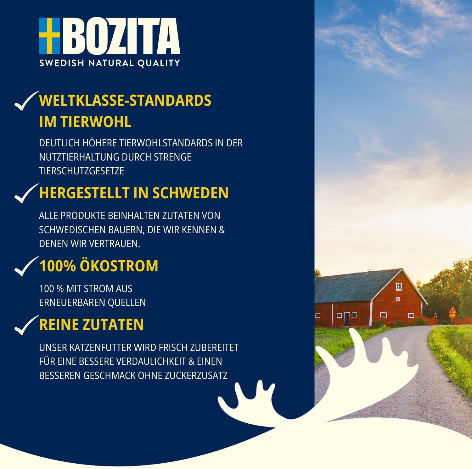 Bozita Tetra Bucăți sterilizate în sos cu cărbune – 6 x 370g Hrană umedă fără cereale și fără zahăr pentru pisici – non-OMG, cu 8,5% proteine și 4,5% grăsimi – de înaltă calitate și deosebit de gustoasă