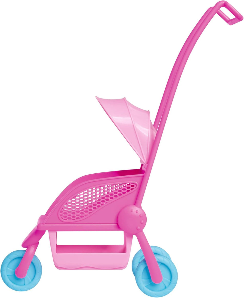 Simba Steffi Love Dog Buggy, Spielpuppe mit dem Hundebuggy und Zwei Hunden in herrausnehmbarer Tragetasche, Hundezubehör, 29cm, ab 3 Jahre