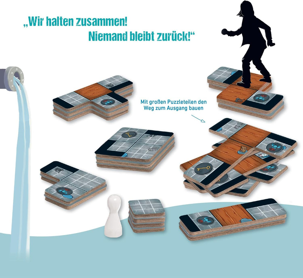 Moise. Sebastian Fitzek Underground, un joc thriller 3D inovator pentru fanii jocurilor de evadare, un joc de societate cooperativ de Marco Teubner cu diferite niveluri de dificultate, pentru vârste de 12 ani și peste.