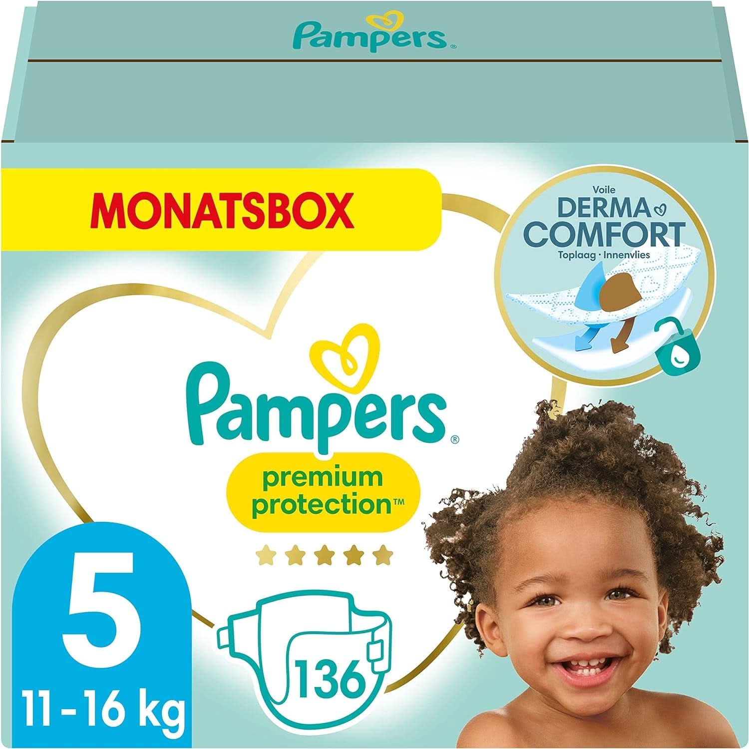 Pampers Baby Nappies mărimea 4, Premium Protection, Nappies, 174 buc. , 9Kg - 14Kg Mama si Copilul Naty Shop 5 (136 buc) Alt