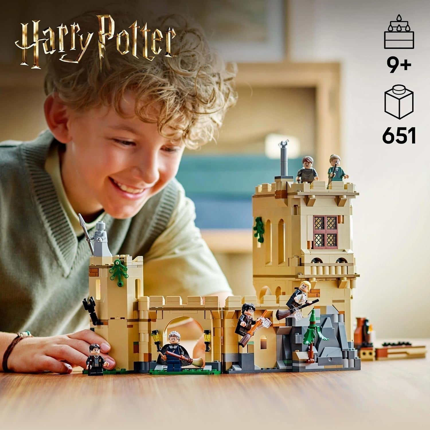 Castelul Hogwarts LEGO Harry Potter: Lecții de zbor, set de joacă de aventură cu 6 minifigurine de colecționat, inclusiv Draco Malfoy și profesorul Mcgonagall, set de joacă de rol pentru băieți și fete de la 9 ani 76447 Seturi de constructie Besuche den LEGO-Store