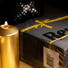 Șervețele din hârtie neagră Renova, 40 șervețele, mari, 2 straturi.