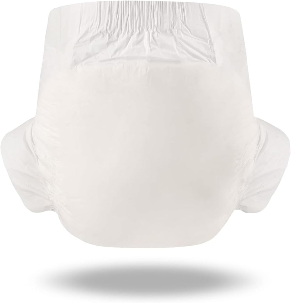 Scutece pentru adulți CutiePlusU, suprafață uscată, absorbție maximă peste noapte, scutec de incontinență de unică folosință – albastru, roz, alb, 3 bucăți (medii 71-96 cm)