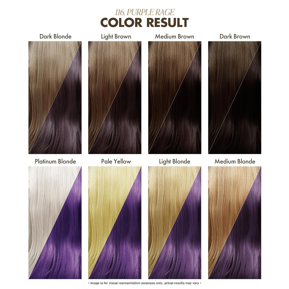 Coloure Purple Rage 4Oz , 118.3 Ml (pachet de 1) Vopsea pentru par Naty Shop