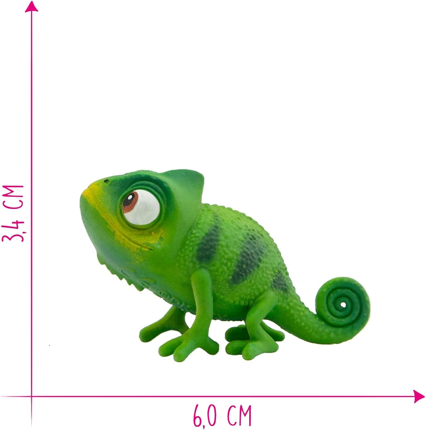 Bullyland 12422 - Figurină cameleon Pascal din Walt Disney Rapunzel "Newly Reconfigured", aprox. 6 cm, fidelă detaliilor, ideală ca mic cadou pentru copii cu vârsta de peste 3 ani Action figures Naty Shop