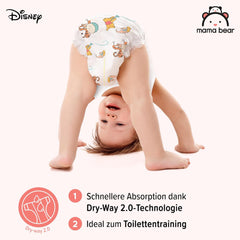 Marcă Amazon: Scutece Mama Bear Disney, mărimea 5 (12-17 kg) - Cutie lunară, alb, 140 bucăți (2 pachete a câte 70)