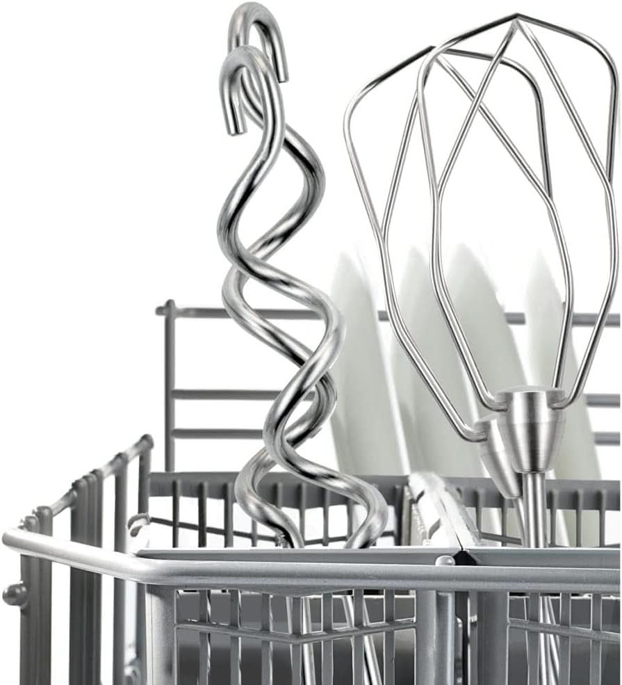 Bosch Handrührer Home Professional Styline MFQ4980B, 5 Stufen, 2 Edelstahl Rührbesen- Und Knethaken, Mixstab Edelstahl, Universalzerkleinerer, 850 W, Schwarz/Dark Silver Bucatarie Naty Shop