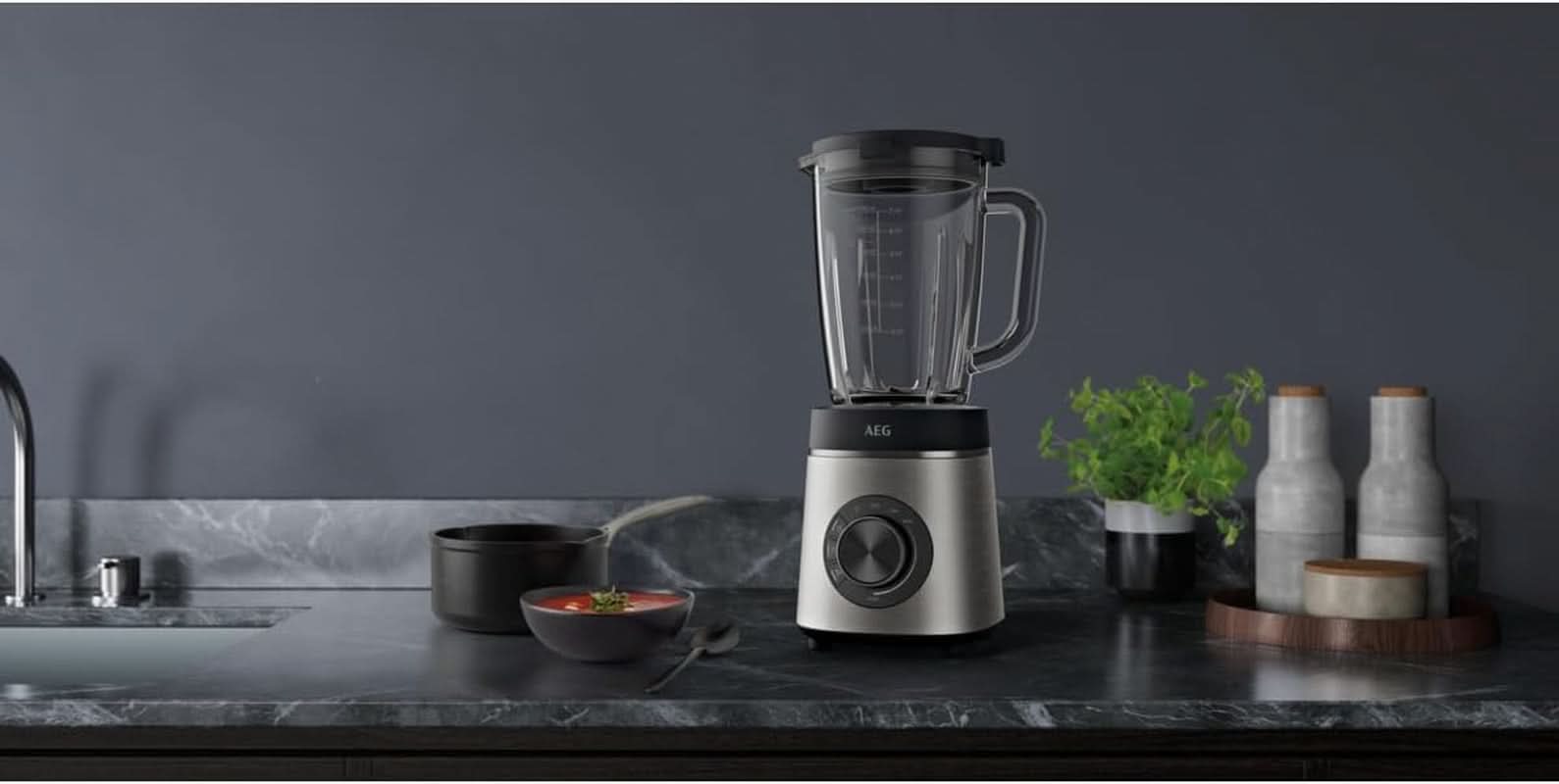 AEG TB6-1-6S STAND MIXER / Reglarea vitezei 3 Programe Smoothie ICE Funcție Bucatarie Naty Shop