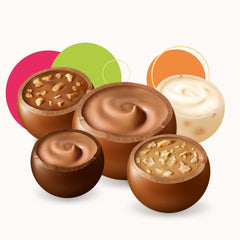 merci lovelies Classic – 1 x 185 g – Cutie de praline cu 5 specialități de ciocolată umplute – Bile de ciocolată pentru a fi împărțite și oferite cadou