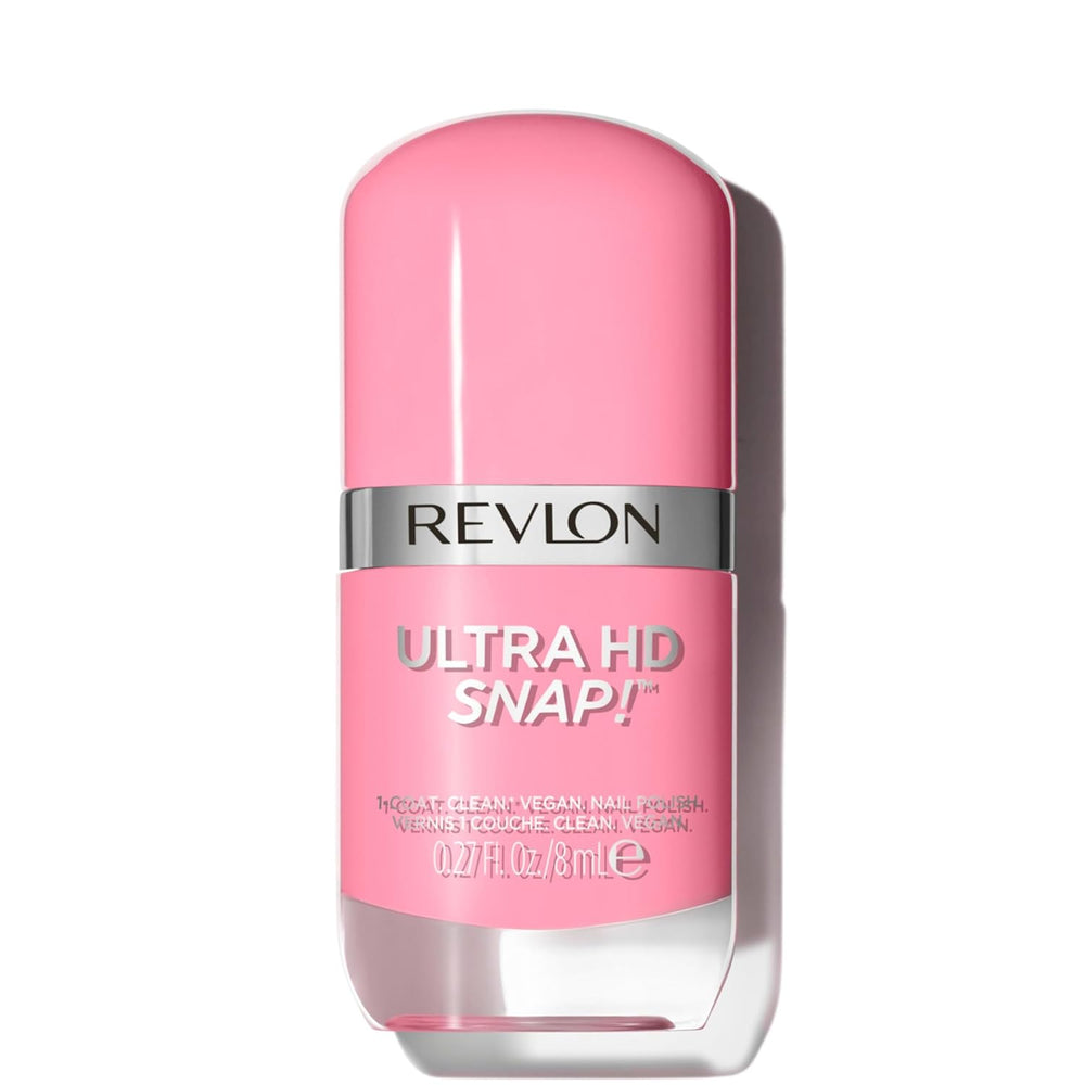 Oja Revlon Ultra HD Snap, formulă vegană de lungă durată, uscare rapidă și aplicare într-un singur strat, acoperire completă, culoare (8 ml) Hot Stuff (007), unisex