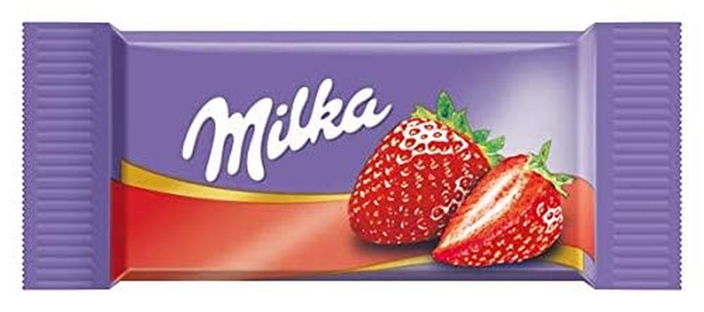 Milka Naps Mix – Mini pătrățele de ciocolată în 4 sortimente: Lapte Alpin, Căpșuni, Alune, Cremă de Cacao – 1 x 1kg