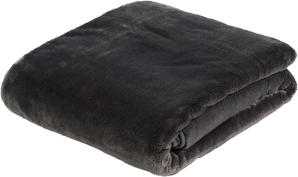 Gözze - Pătură confortabilă Premium Cashmere-Feeling, 500 G/M², 180 X 220 Cm - muștar Paturi si Cuverturi Besuche den GÃ¶zze-Store Antracit 130 X 170 Cm