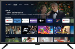 Televizor inteligent Polaroid, Android, 80 cm (32 inch), HD 1366x768, LED, WLAN, Bluetooth, 3 HDMI, 2 USB, Negru