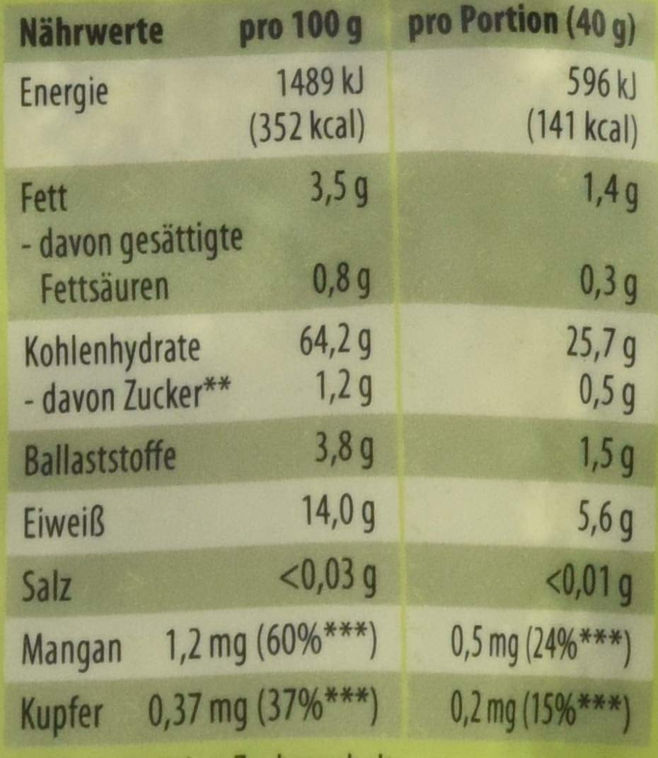 Fulgi de hrișcă organici, 500g
