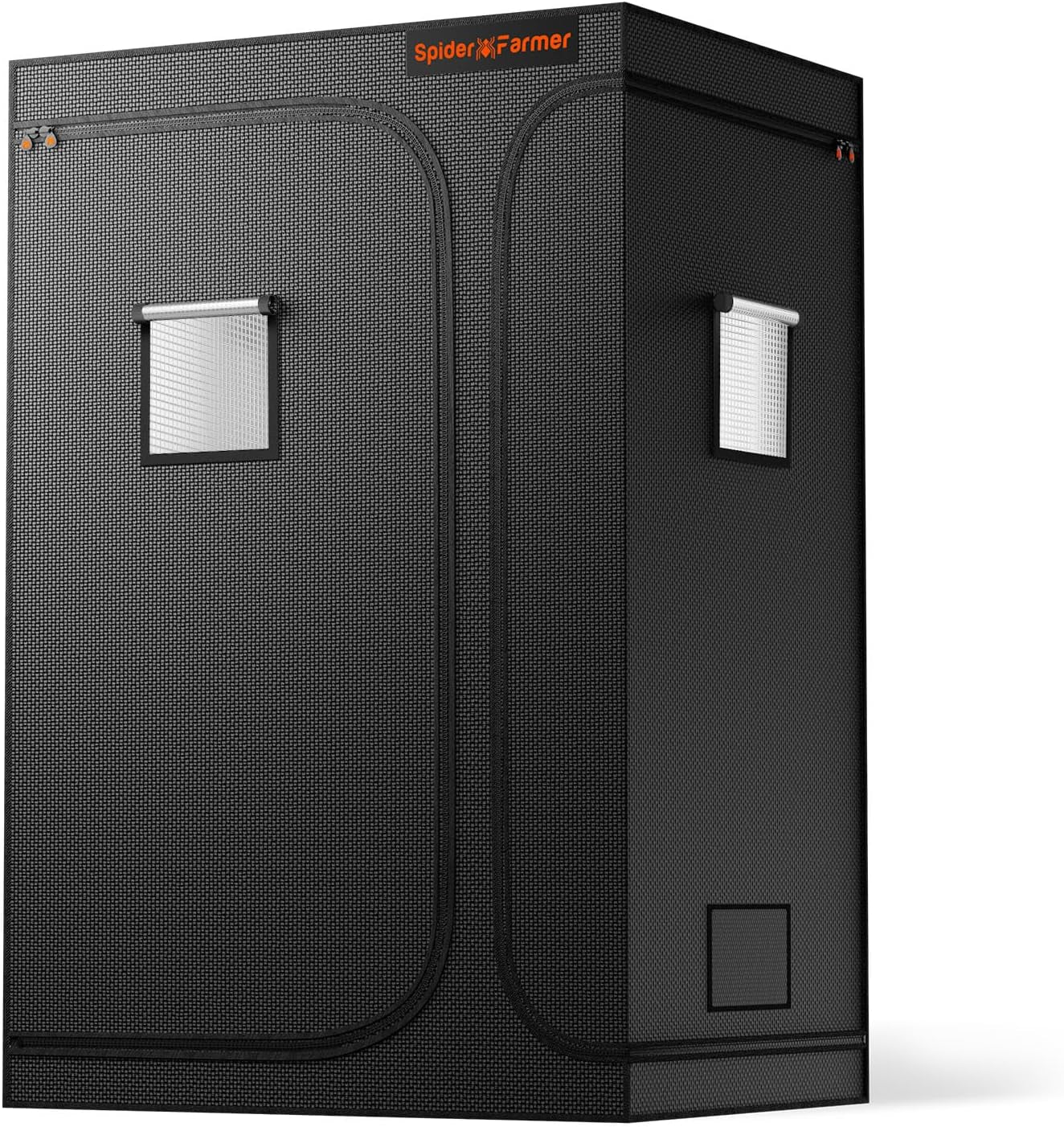 Cort de creștere Spider Farmer Pro 70x140x200 cm, cu ușă rulantă, fereastră de observare, panou de podea detașabil, material textil Mylar 2000D, pentru cultivare hidroponică în interior cu SF4000, G4500, SE4500