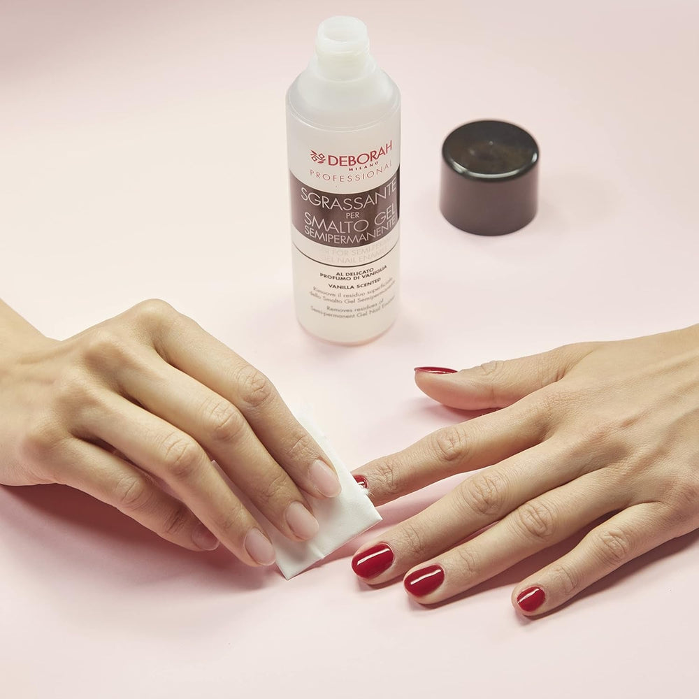 Milano Professional Nagellack, halbpermanent, Nr. 32 Rose Crepe, Plumping-Effekt, langanhaltend, verleiht intensive und glänzende Nägel, 4,5 ml