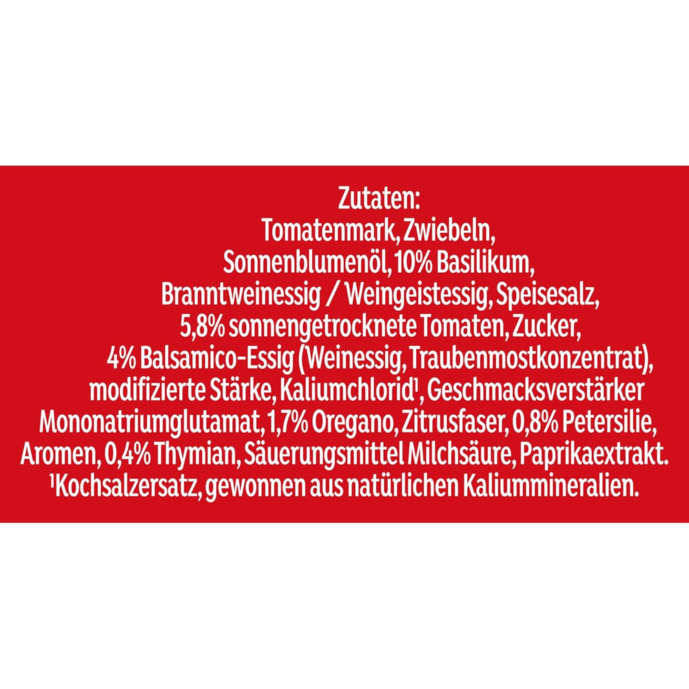 Knorr Schnell gewürzt Kochpaste Getrocknete Tomate & mediterrane Kräuter einfach & schnell für einen besonders intensiven, geballten Geschmack 165 g