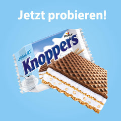 Iaurt – 4 x 200 g – Felii de napolitană umplute cu iaurt și cremă de nuga, alune de pădure și cacao