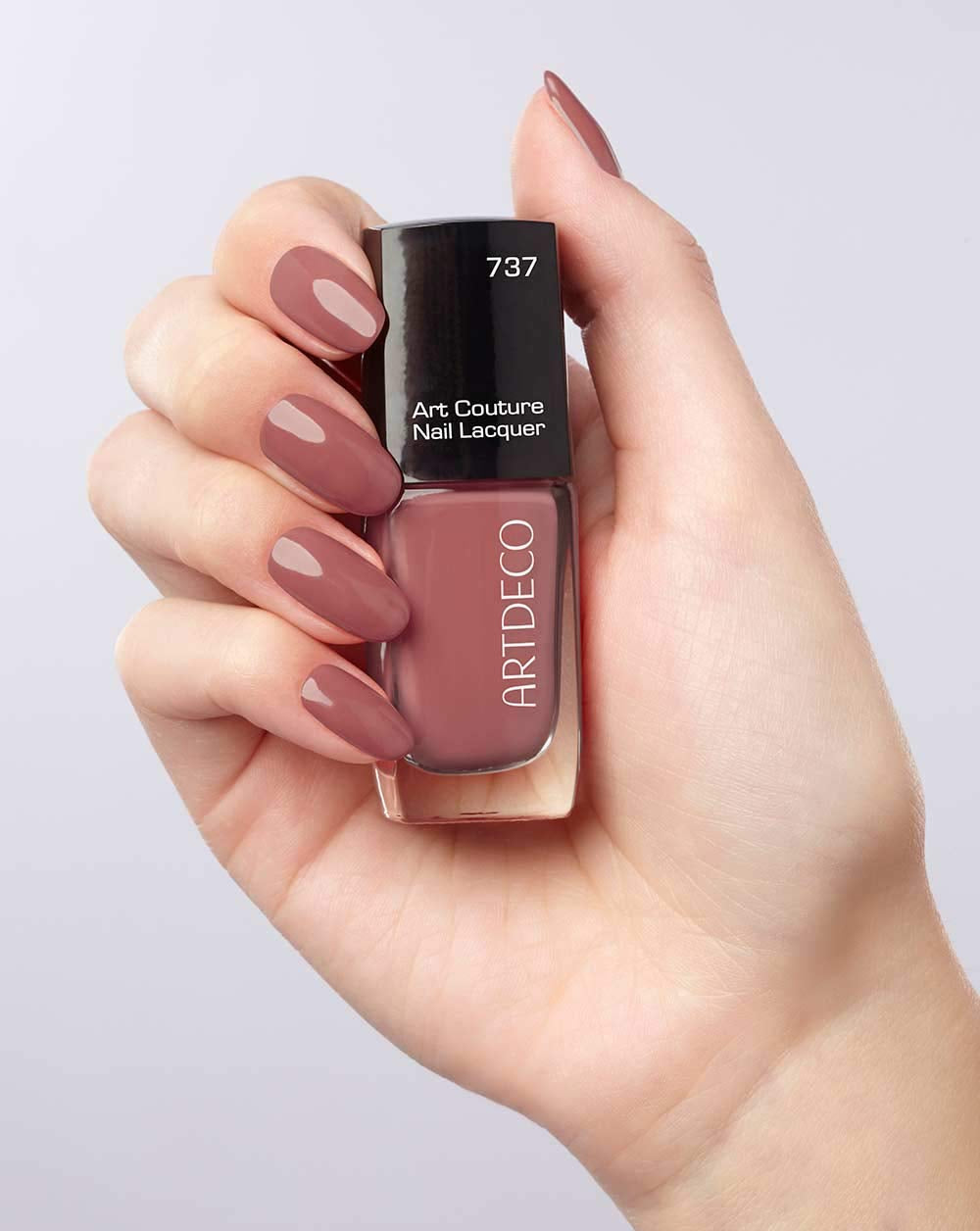 ARTDECO Art Couture Lac de unghii - Oja maro de lungă durată, cu uscare rapidă - 1 x 10ml