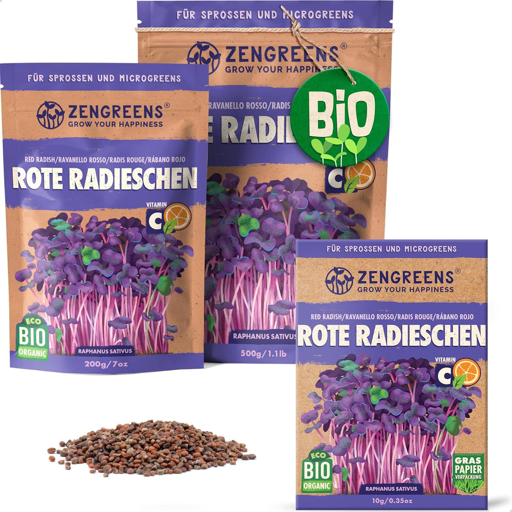 Bio Sonnenblumen Samen - Wähle Zwischen 10G, 200G Und 500G - Sonnenblume Mit Keimrate Von Über 97% - Keimsprossen - Sonnenblumensamen Zum Sprossen Ziehen - Wiederverschließbare Verpackung