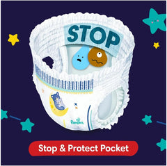 Pampers - Chiloți de noapte antiderapanți pentru bebeluși - Mărimea 6 - Pachet mic - 30 bucăți - 15+ kg