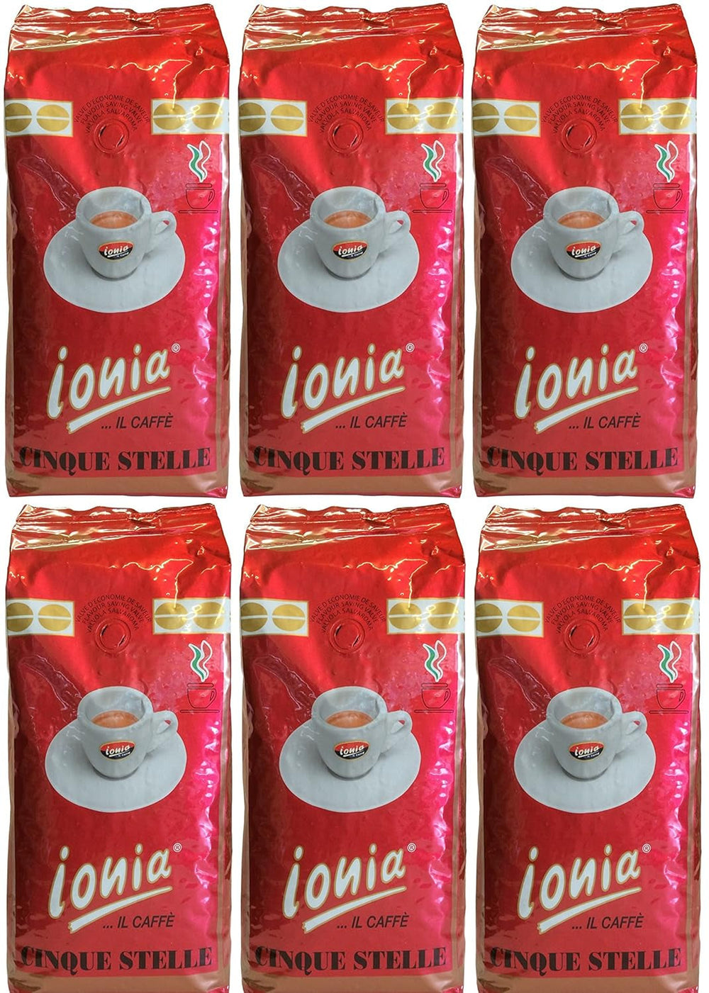 Espresso Cinque Stelle (6x 1 kg)