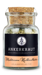 Ankerkraut Mediterrane Knoblauchbutter Gewürz, 85g im Korkenglas, Zuckerfrei, Würzige Zutaten für Butter, Geschenk-Idee, Grill-Abend mit Freunde & Familie, Premium Qualität Ohne Geschmacksverstärker