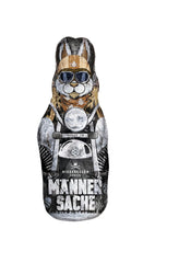 Niederegger | Iepuraș de Paște din Marțipan | Pentru Bărbați | 1 x 100g | Figurină din Marțipan acoperită cu ciocolată neagră | Iepuraș de Paște | Cadou de Paște