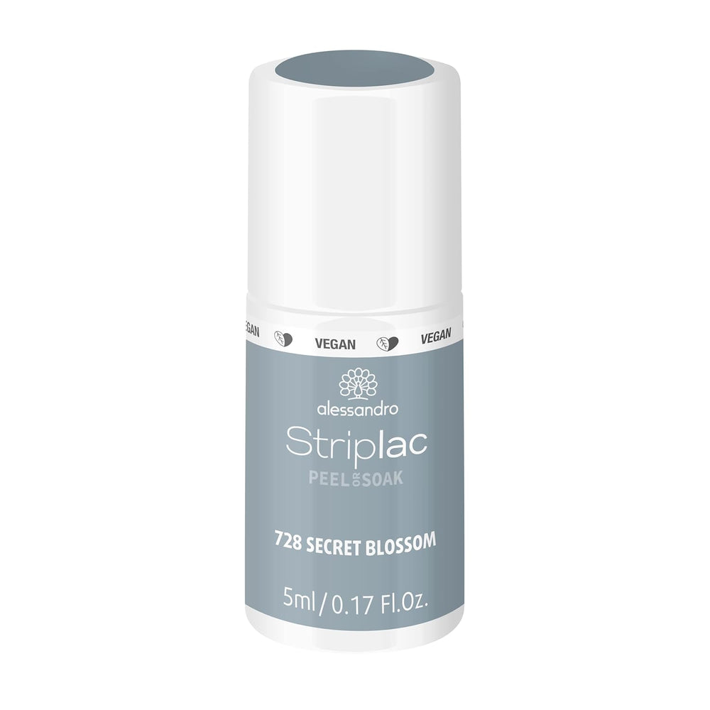 alessandro Striplac UV-Nagellack Flat White – Schonend und langanhaltend – Einfache Entfernung dank Peel-Off-Technologie – Vegan und tierversuchsfrei – 8 ml