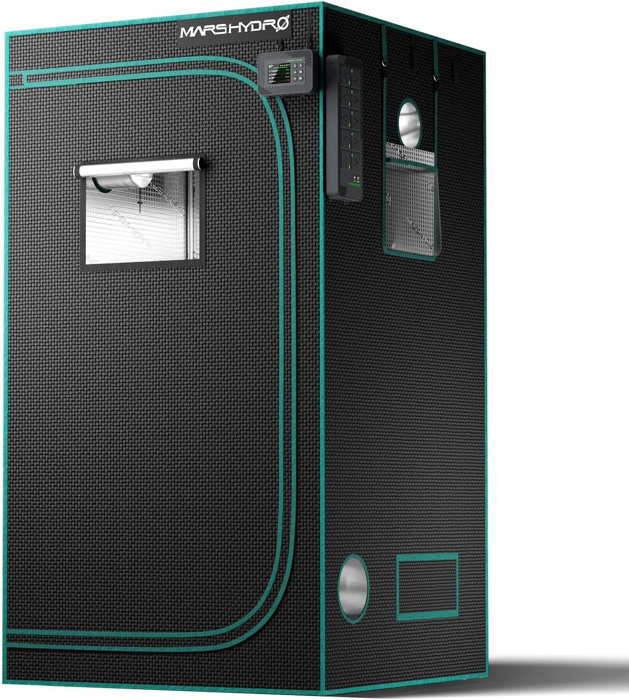 Cort de creștere MARS HYDRO 60x60x140cm, Cort de creștere pentru interior, Corturi de creștere din Mylar reflectorizante pentru hidroponie, Tavă inferioară detașabilă, pentru spațiu de creștere a plantelor