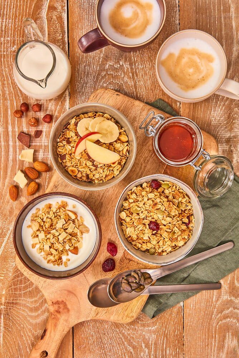 Dr. Oetker Vitalis Muesli prăjit cu merișoare și semințe de dovleac: Muesli prăjit cu merișoare uscate, pachet de 8 (8 x 501g)