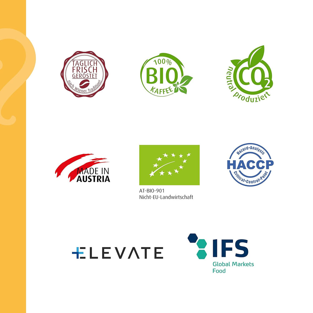 Cafea Helmut Sachers - Crema, Intensitate 4/5, 100% Arabica, boabe întregi de cafea, 6 x 500g