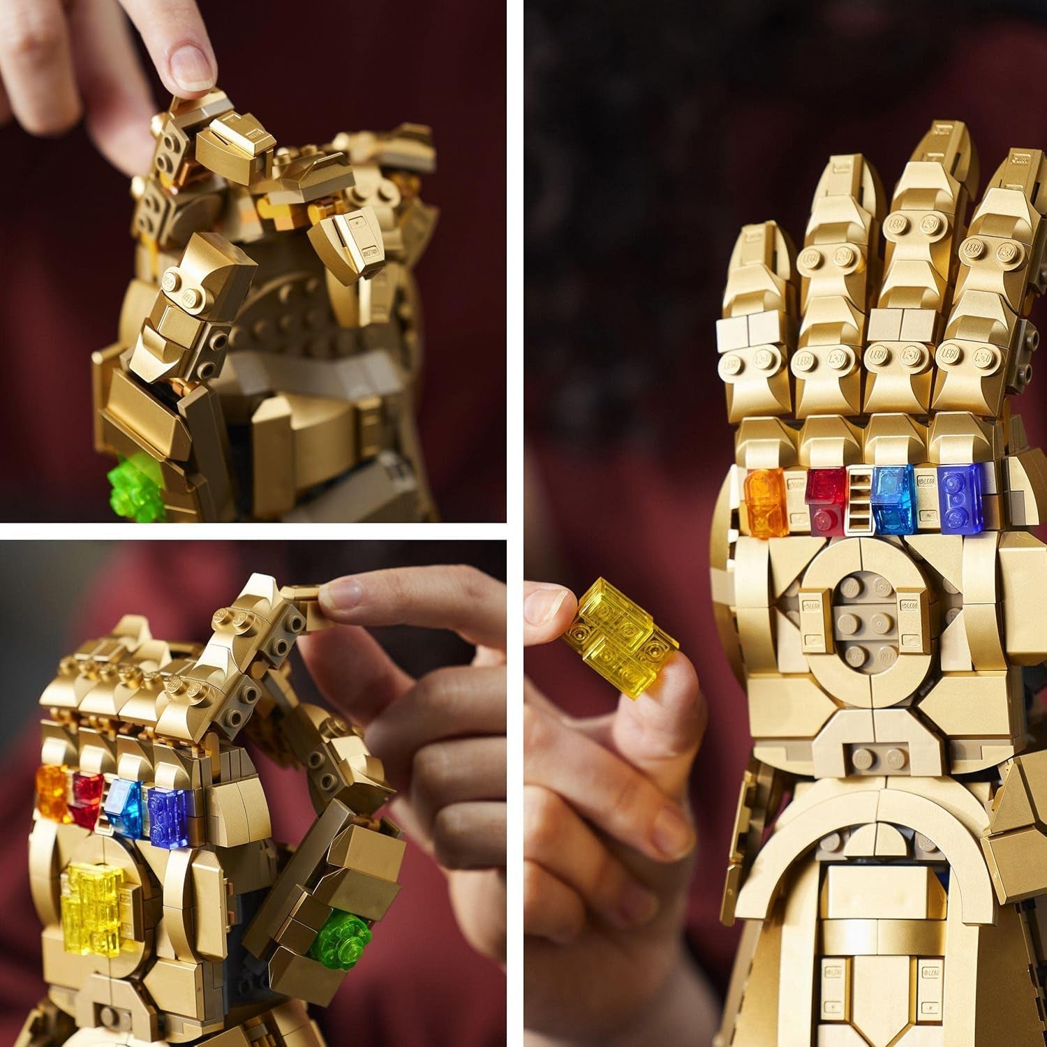 LEGO 76191 Marvel Super Heroes Infinity Glove, Set Avengers pentru adulți cu modelul mănușii lui Thanos de construit, articol pentru fani, cadou pentru bărbați, femei, ea și el Seturi de constructie Besuche den LEGO-Store